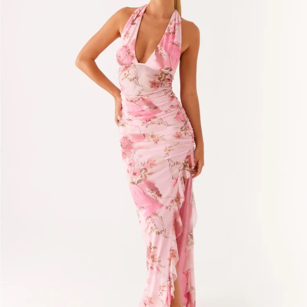 Peppermayo Micca Pink Floral Maxi Dress